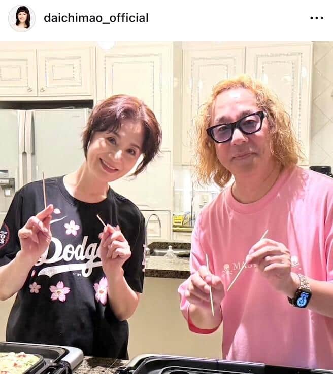 大地真央さんのインスタグラム（＠daichimao_official）より