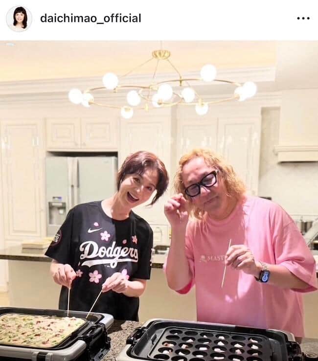 大地真央さんのインスタグラム（＠daichimao_official）より