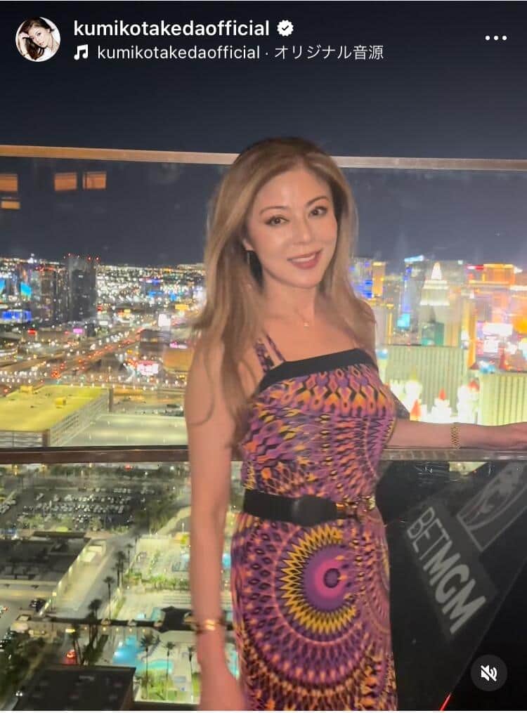 武田久美子さんのインスタグラム（＠kumikotakedaofficial）より