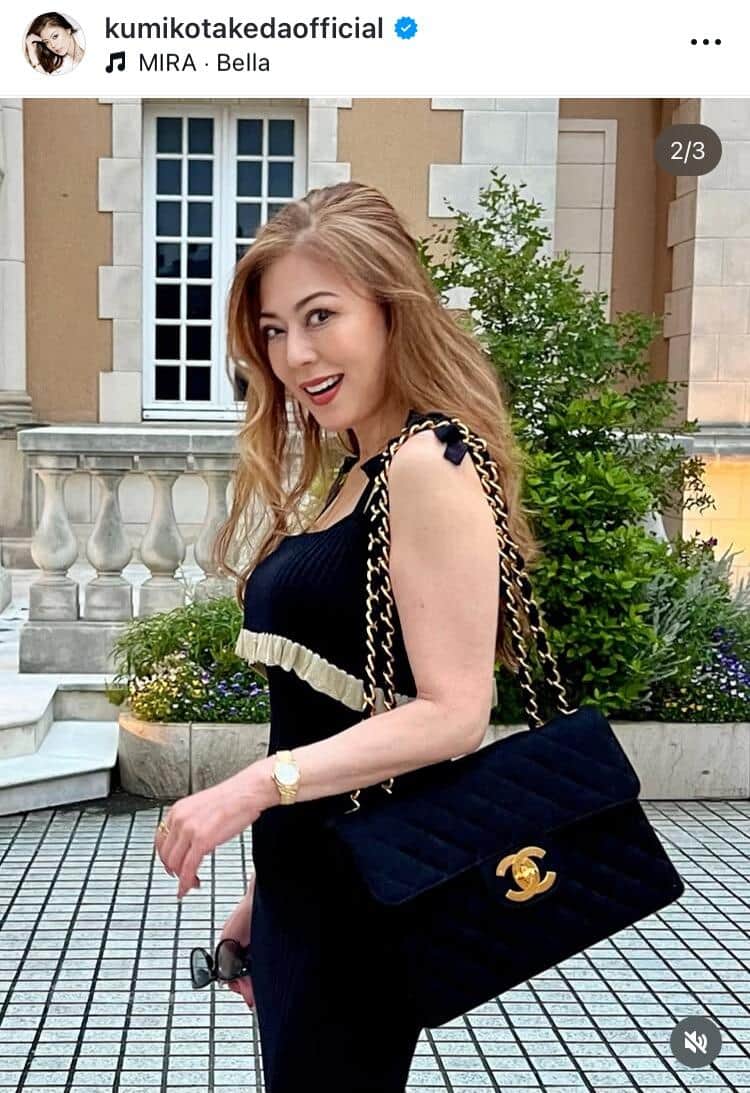 武田久美子さんのインスタグラム（＠kumikotakedaofficial）より