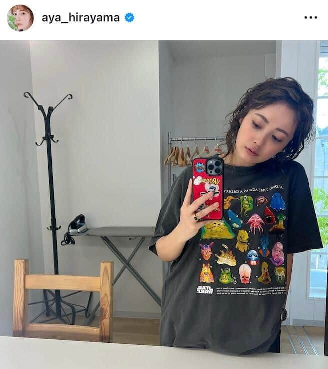 平山あやさんのインスタグラム（＠aya_hirayama）より