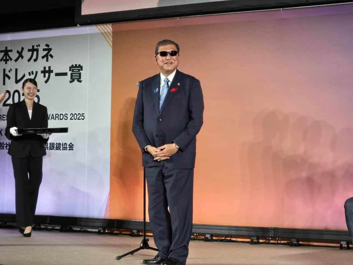 サングラス姿の石破茂首相（写真は石破氏のXから）