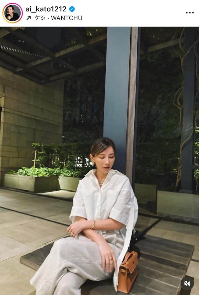 加藤あいさんのインスタグラム（＠ai_kato1212）より