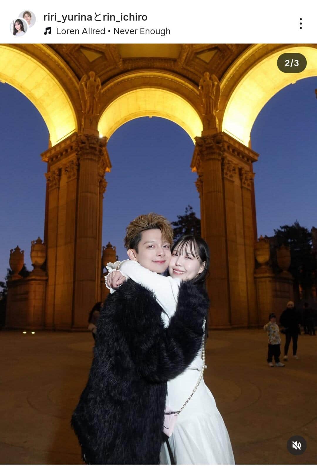 ゆりなさんのインスタグラム（＠riri_yurina）より