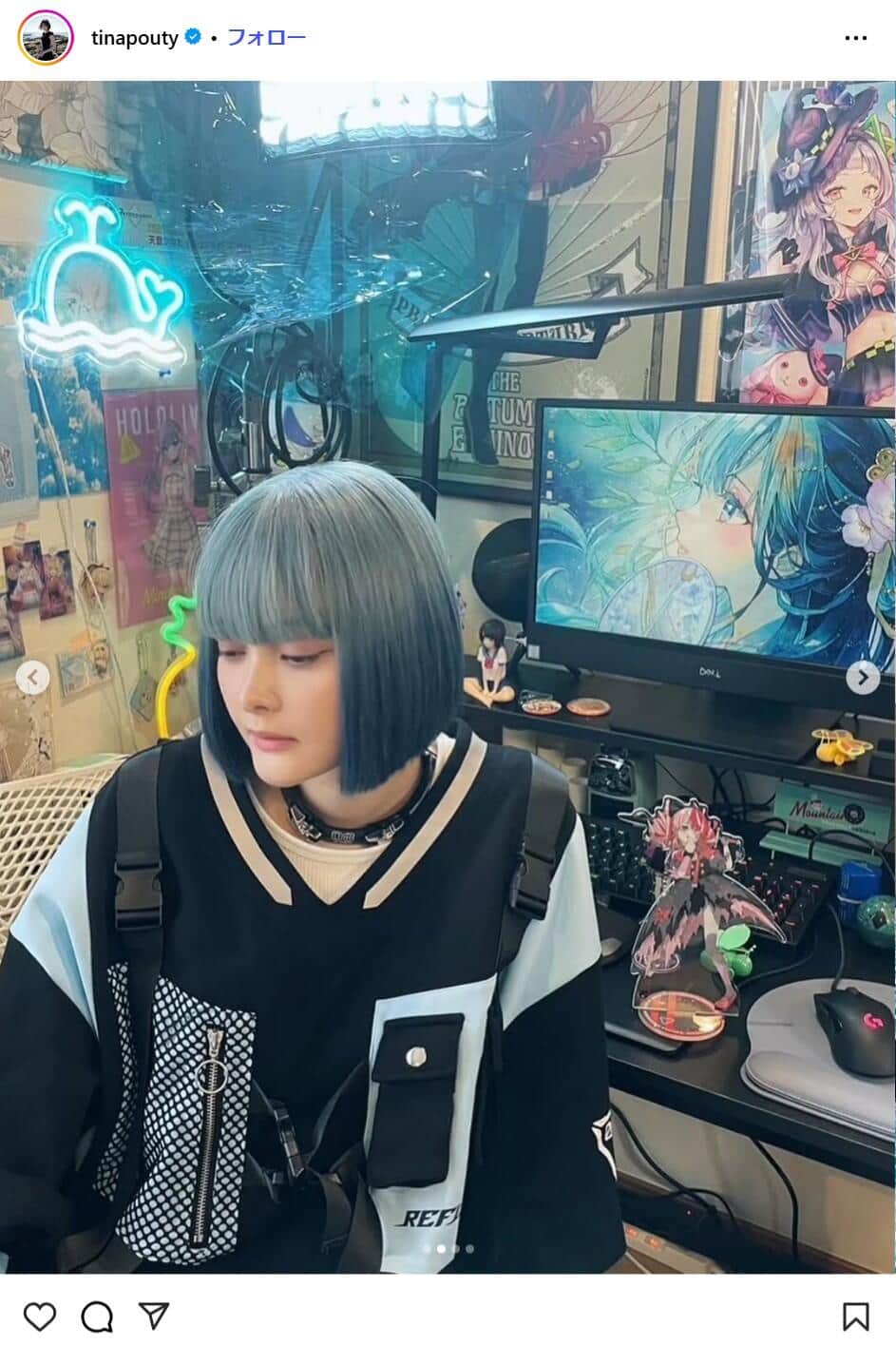 玉城ティナさんのインスタグラムより（tinapouty）