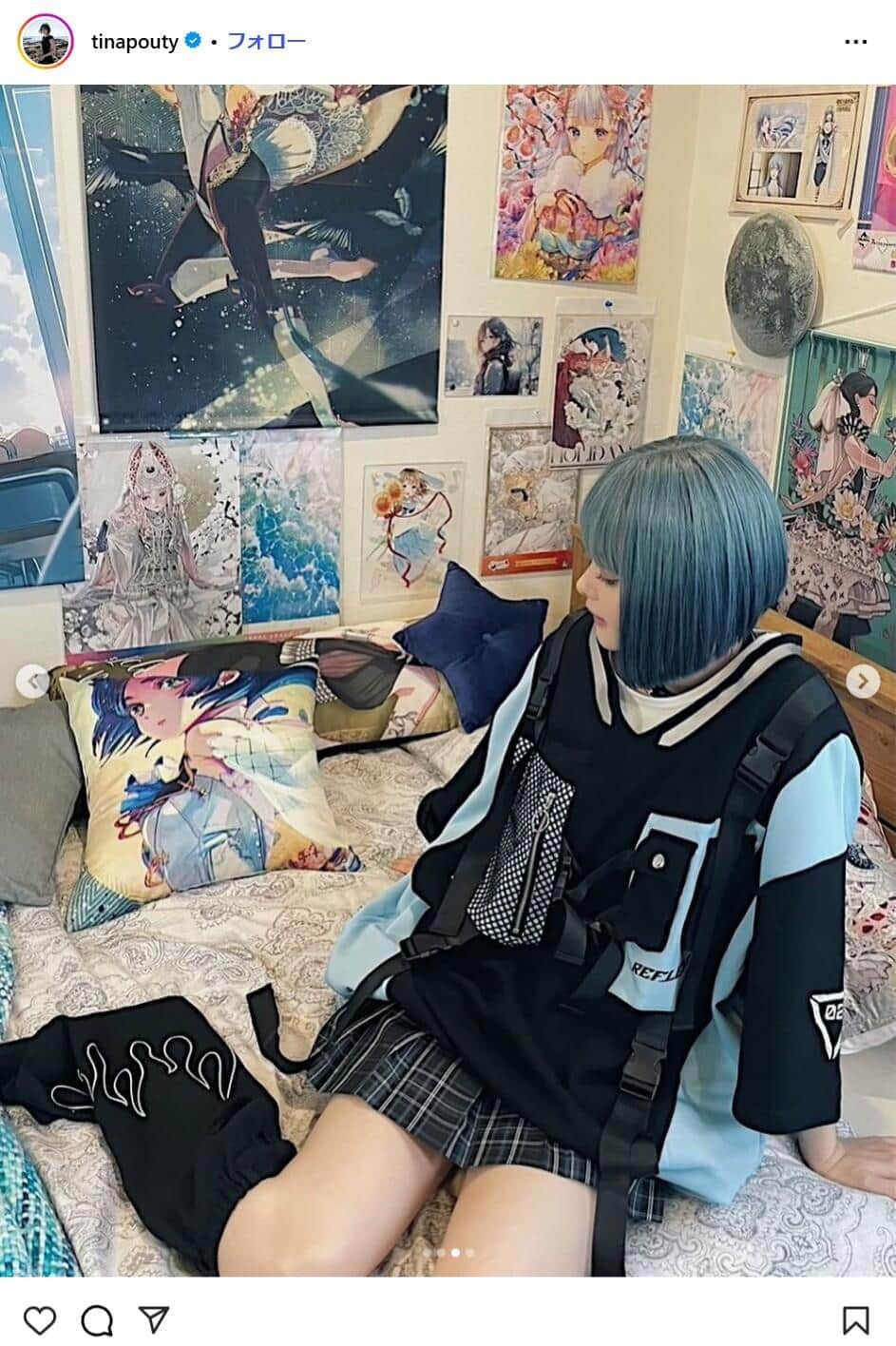 玉城ティナさんのインスタグラムより（tinapouty）