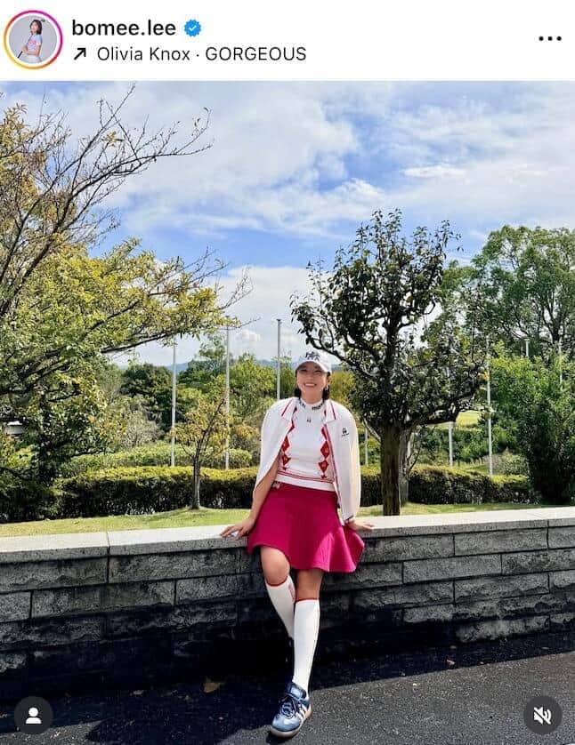 イ・ボミさんのインスタグラム（＠bomee.lee）より