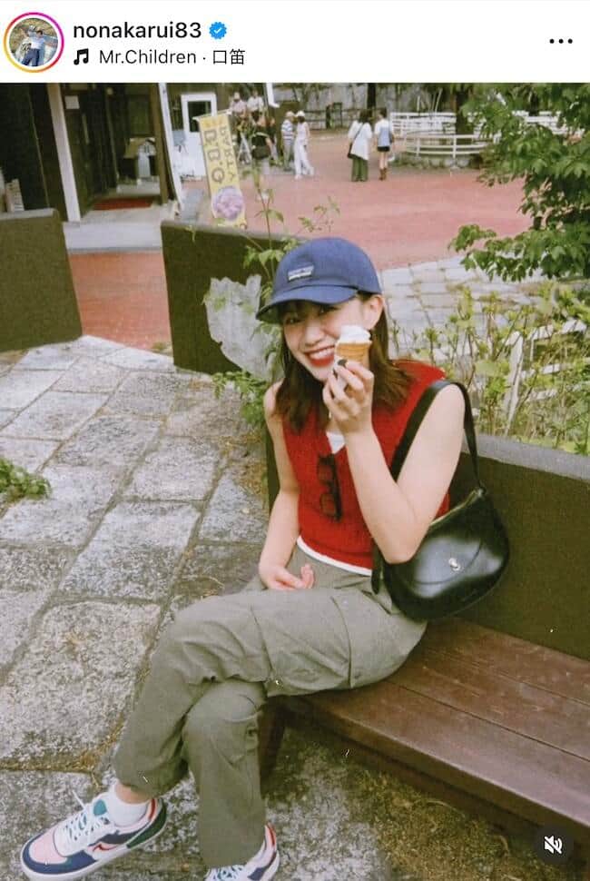 野中瑠衣さんのインスタグラム（＠nonakarui83）より