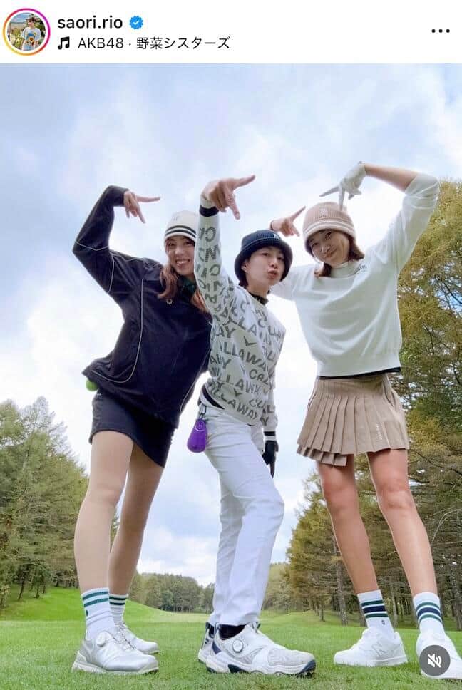 迫田さおりさんのインスタグラム（＠saori.rio）より