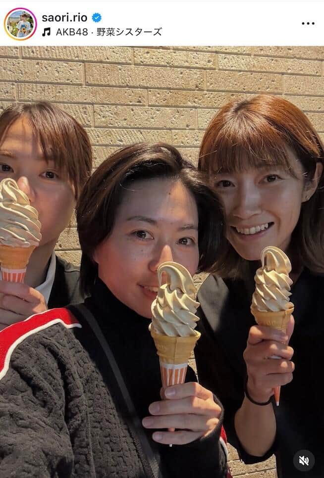 迫田さおりさんのインスタグラム（＠saori.rio）より