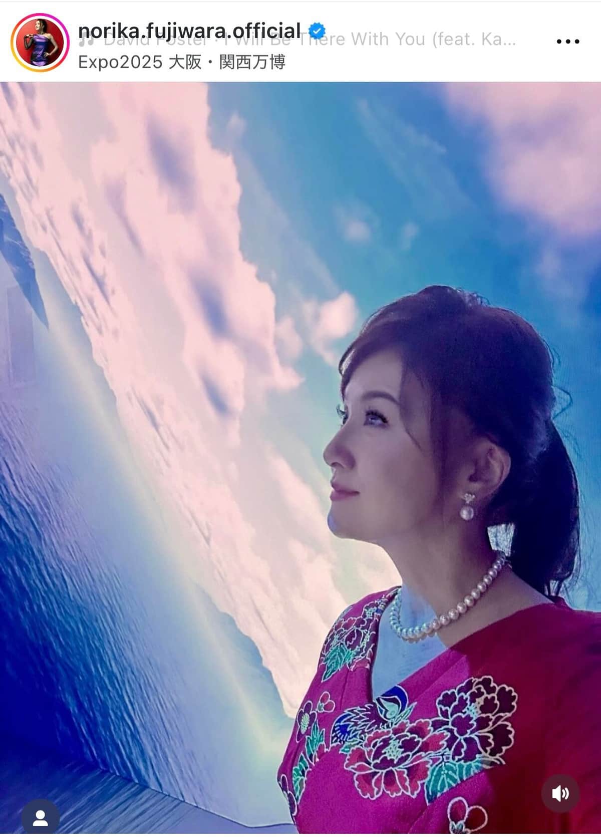 藤原紀香さんのインスタグラム（＠norika.fujiwara.official）より