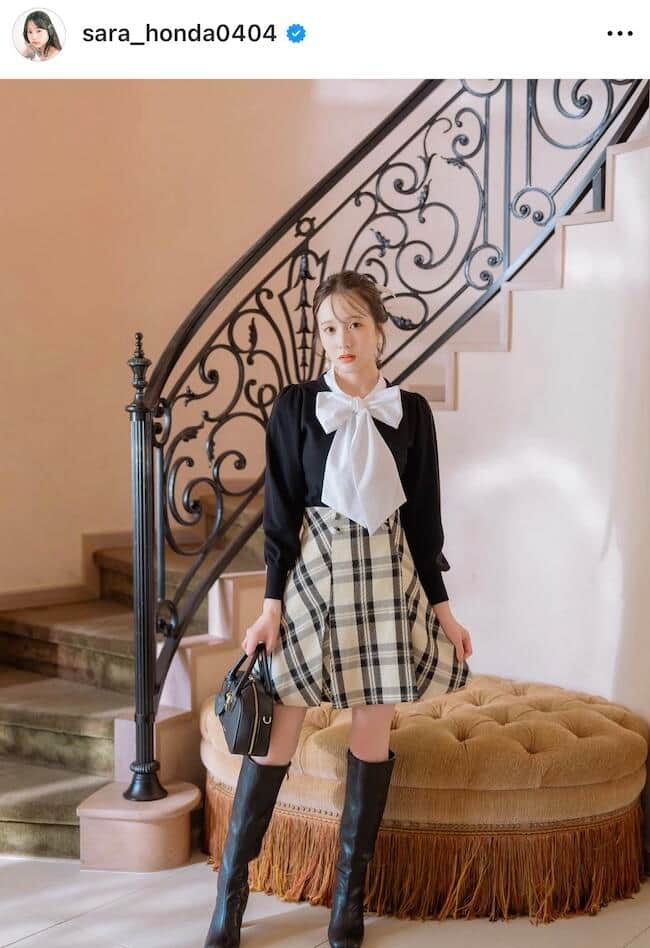 本田紗来さんのインスタグラム（＠sara_honda0404）より