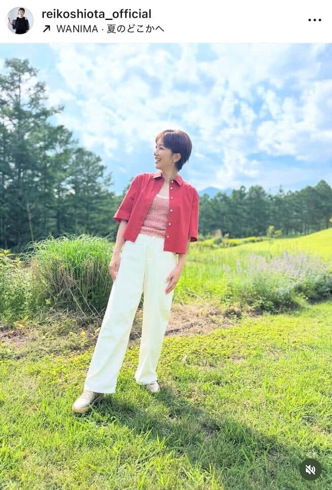 潮田玲子さんのインスタグラム（＠reikoshiota_official）より