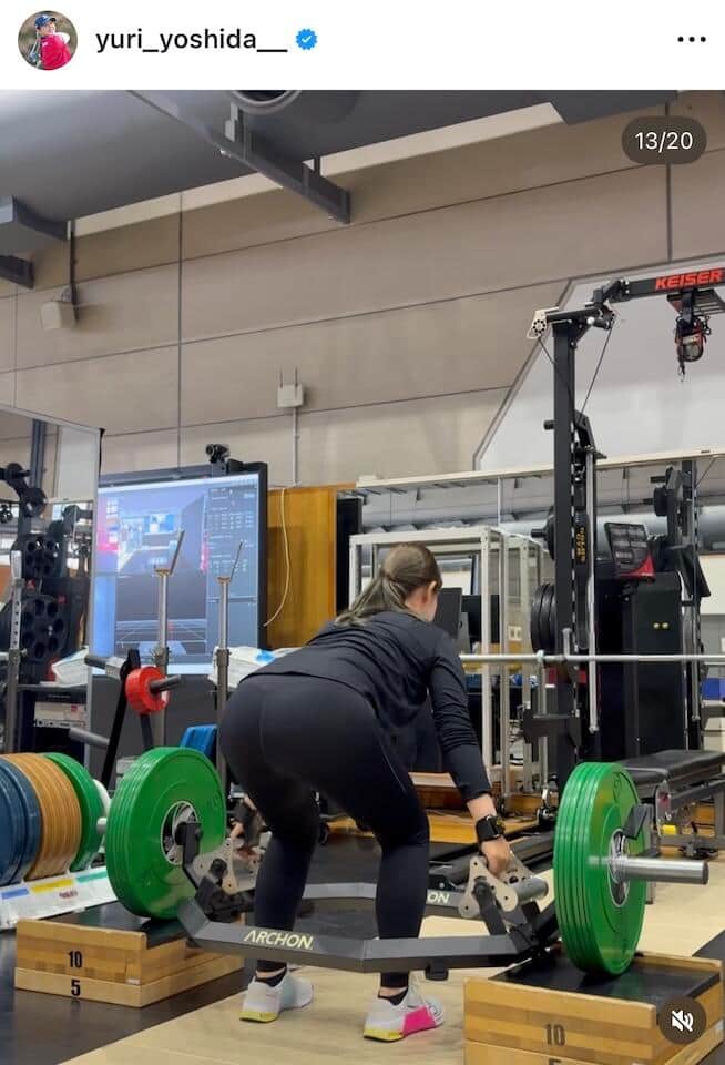 吉田優利さんのインスタグラム（＠yuri_yoshida__）より