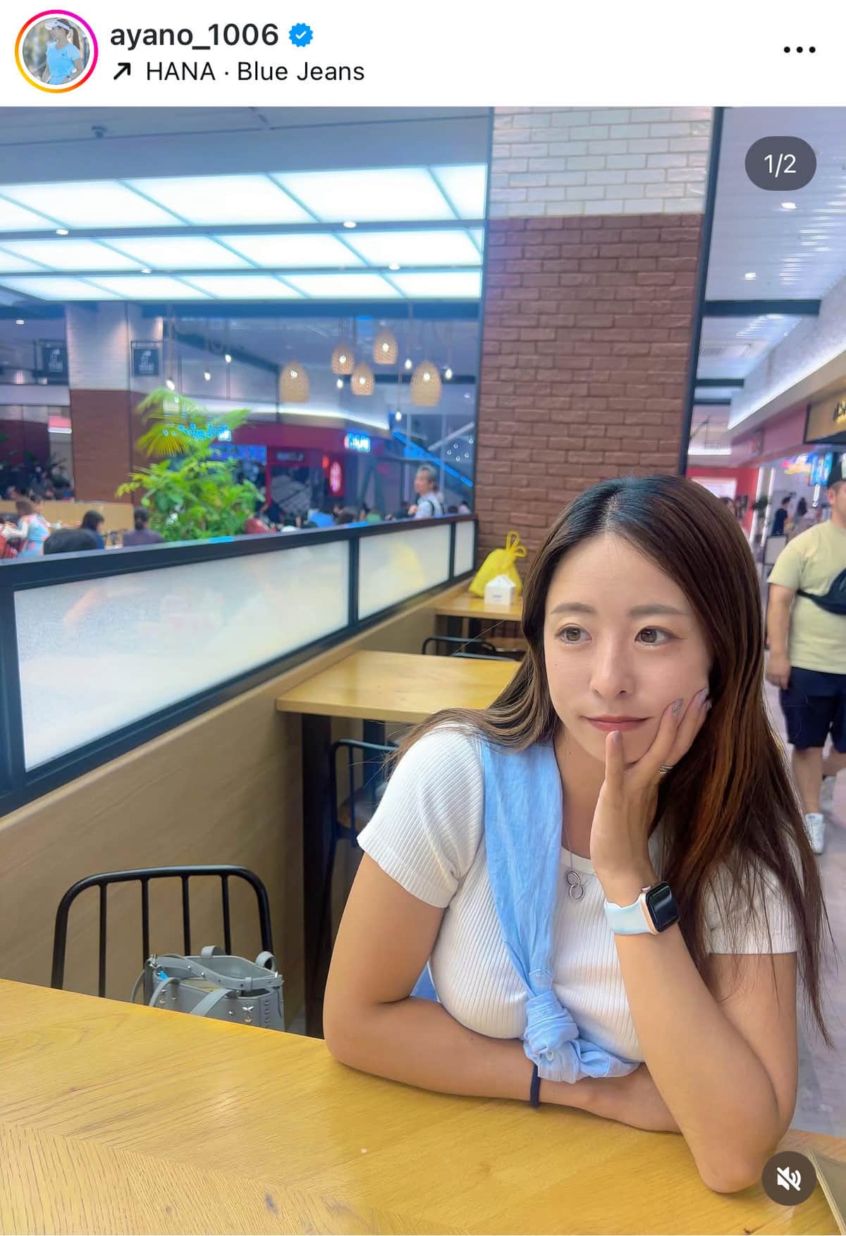 園田彩乃さんのインスタグラム（＠ayano_1006）より