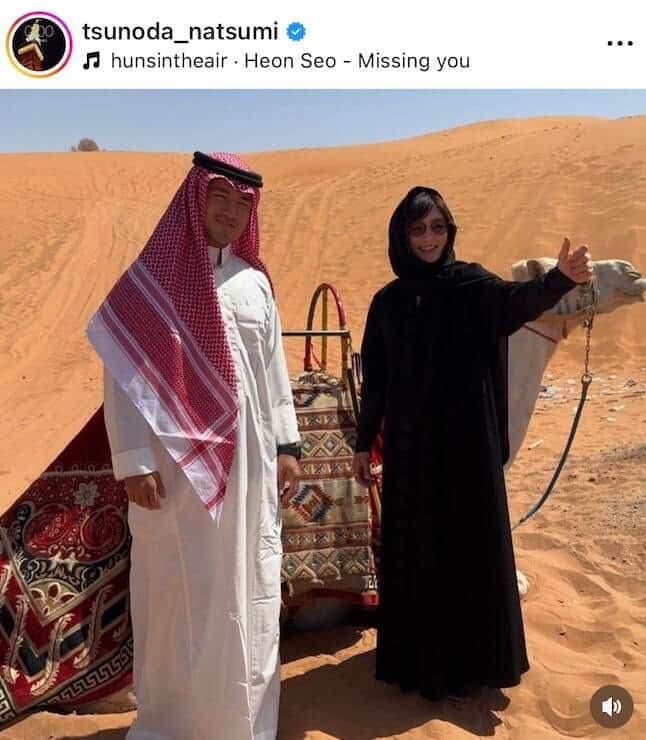 角田夏実さんのインスタグラム（＠tsunoda_natsumi）より