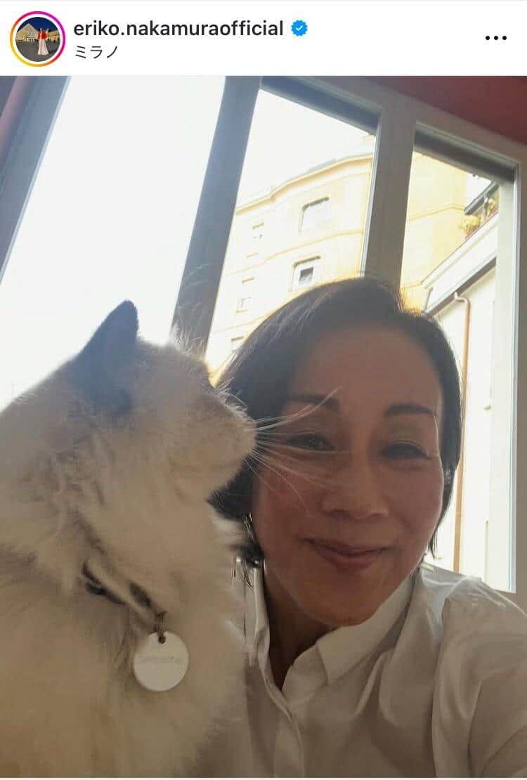 中村江里子さんのインスタグラム（＠eriko.nakamuraofficial）より