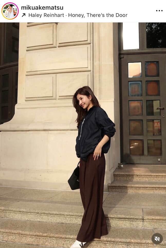 明松美玖さんのインスタグラム（＠mikuakematsu）より