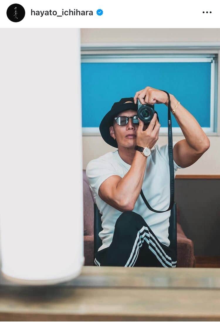 市原隼人さんのインスタグラム（＠hayato_ichihara）より
