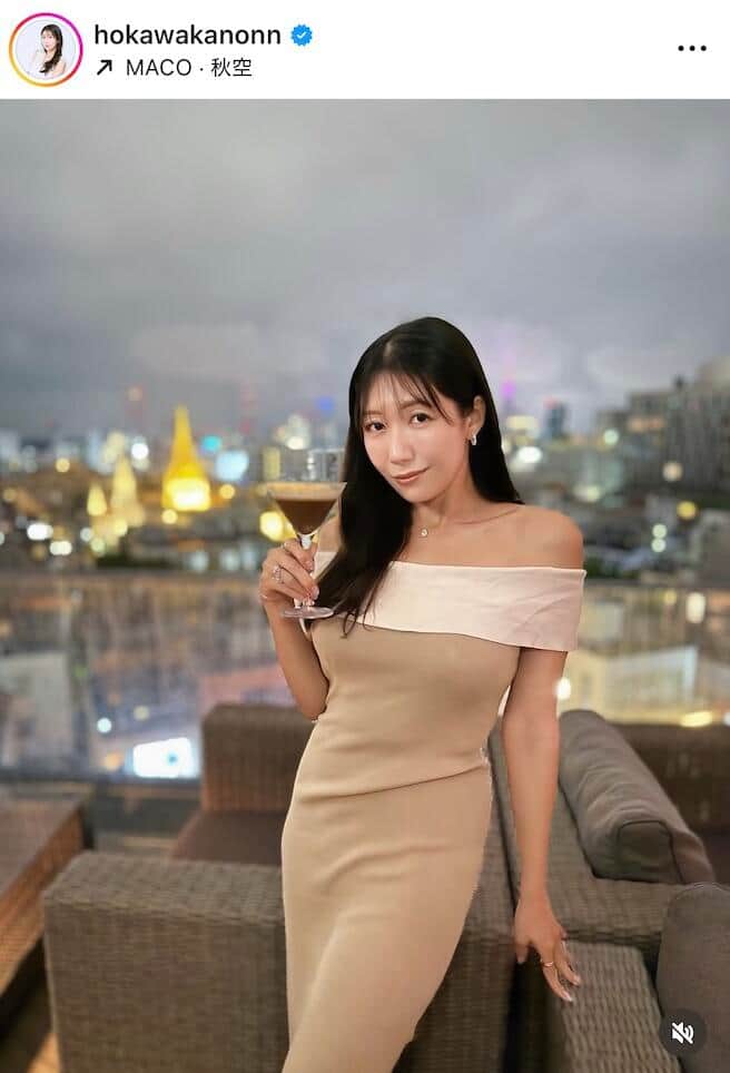 穂川果音さんのインスタグラム（＠hokawakanonn）より