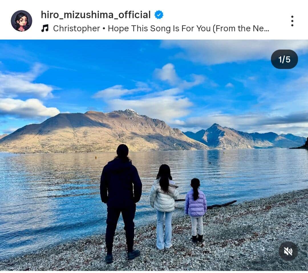 水嶋ヒロさんのインスタグラム（＠hiro_mizushima_official）より