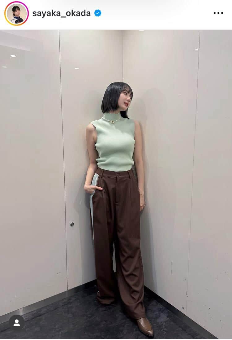 岡田紗佳さんのインスタグラム（＠sayaka_okada）より