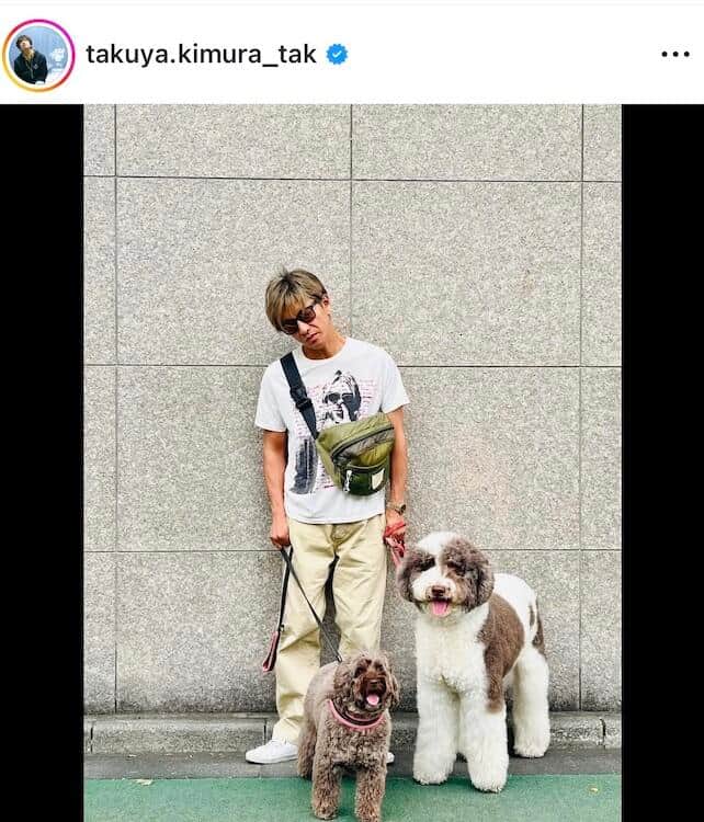 木村拓哉さんのインスタグラム（＠takuya.kimura_tak）より