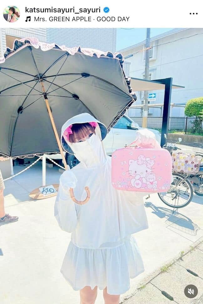 さゆりさんのインスタグラム（＠katsumisayuri_sayuri）より