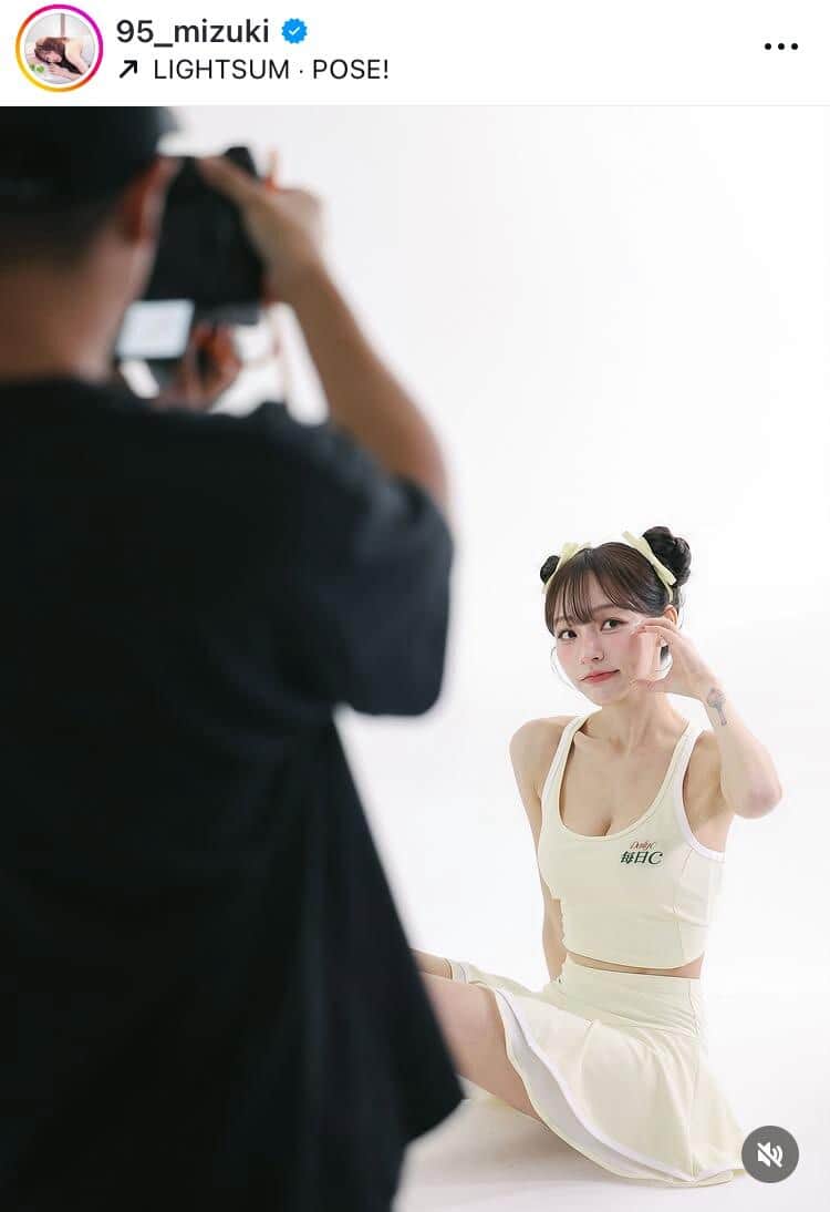 リン・シャンさんのインスタグラム（＠95_mizuki）より