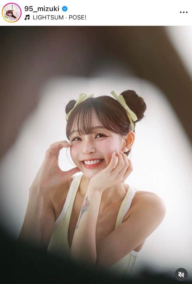 リン・シャンさんのインスタグラム（＠95_mizuki）より