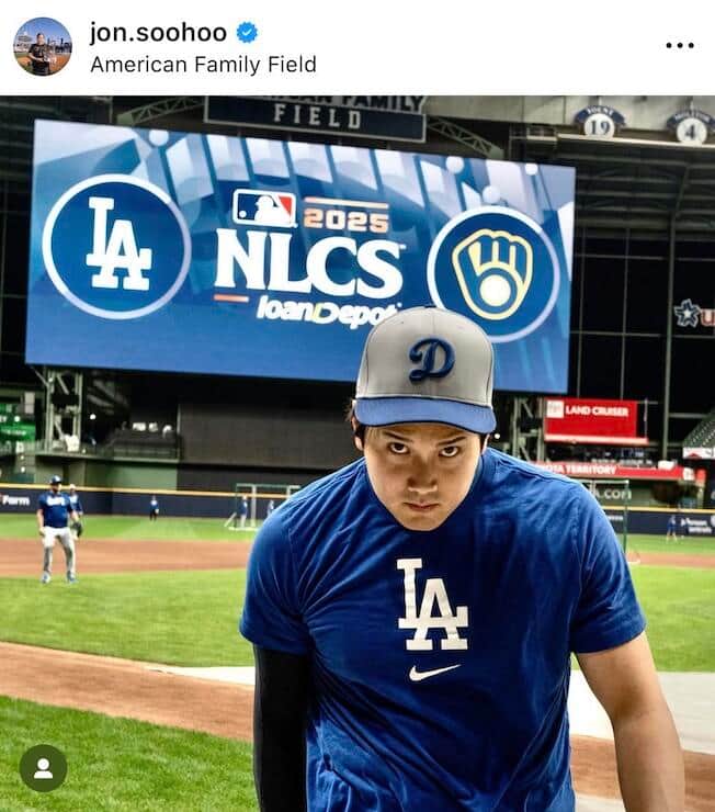 ジョン・スーフーさんのインスタグラム（＠jon.soohoo）より