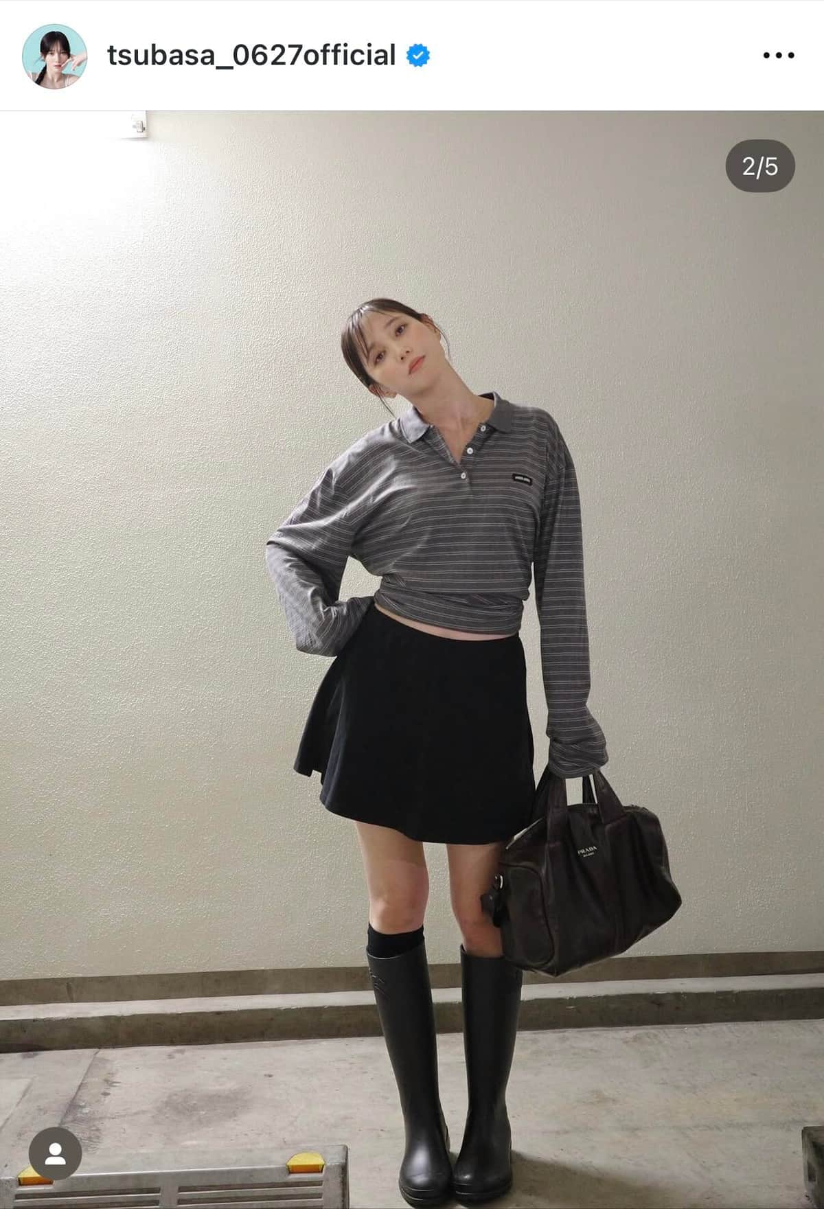 本田翼さんのインスタグラム（＠tsubasa_0627official）より
