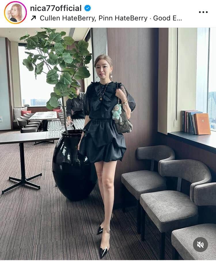 仁香さんのインスタグラム（＠nica77official）より