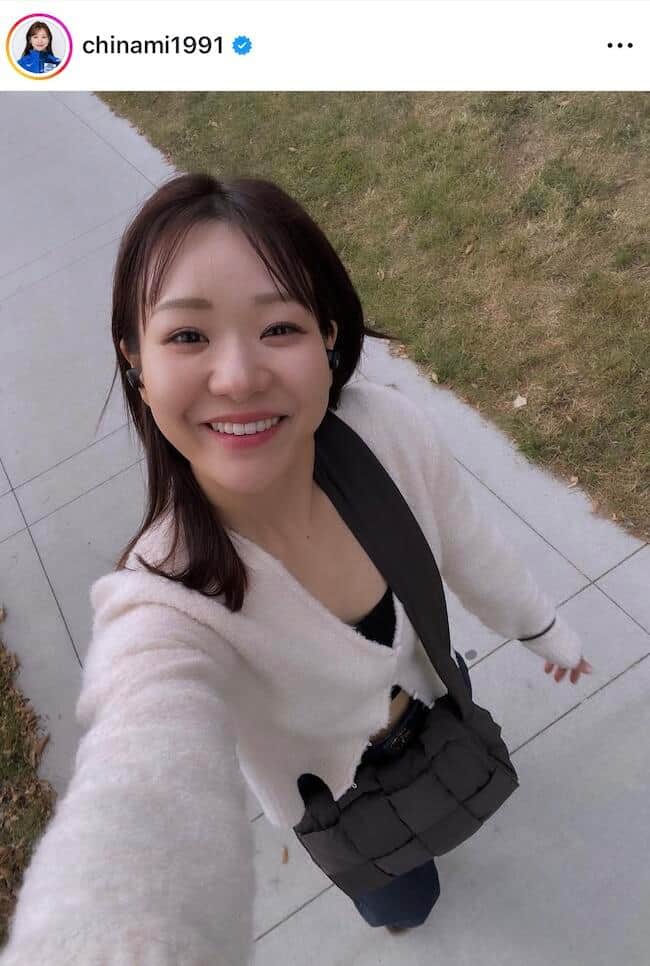 吉田知那美さんのインスタグラム（＠chinami1991）より