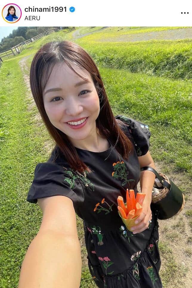吉田知那美さんのインスタグラム（＠chinami1991）より