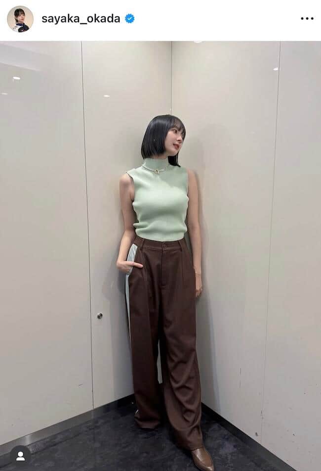 岡田紗佳さんのインスタグラム（＠sayaka_okada）より