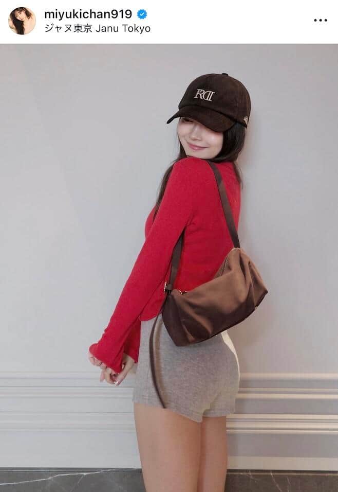 渡辺美優紀さんのインスタグラム（＠miyukichan919）より