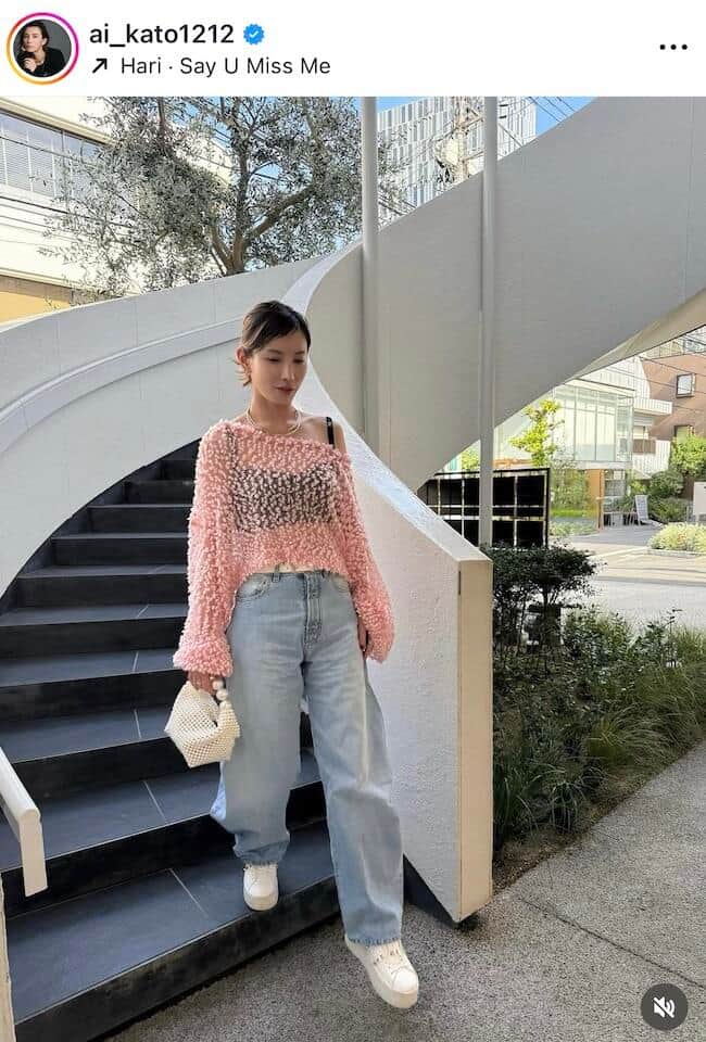 加藤あいさんのインスタグラム（＠ai_kato1212）より