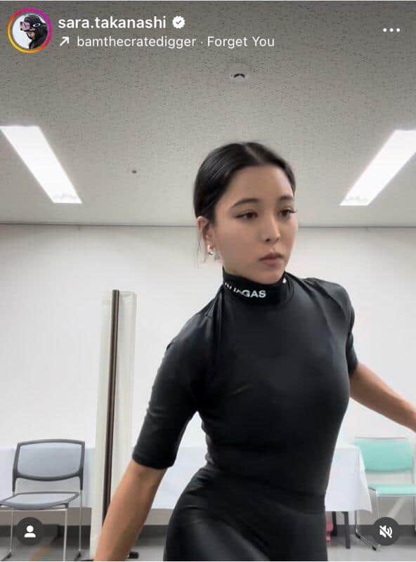 高梨沙羅選手のインスタグラム（＠sara.takanashi）より