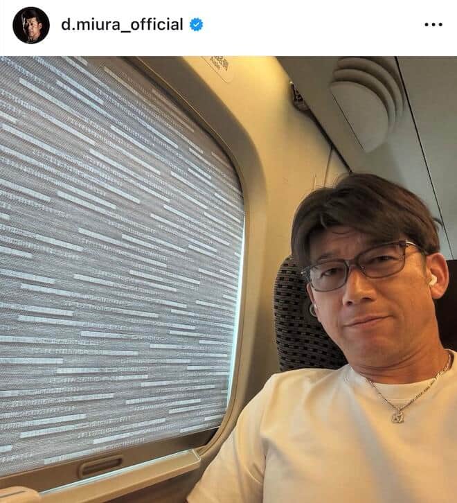 三浦大輔氏のインスタグラム（＠d.miura_official）より
