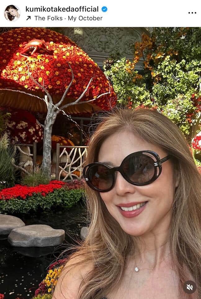 武田久美子さんのインスタグラム（＠kumikotakedaofficial）より