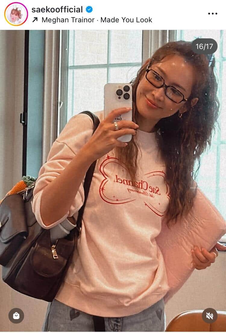 紗栄子さんのインスタグラム（＠saekoofficial）より