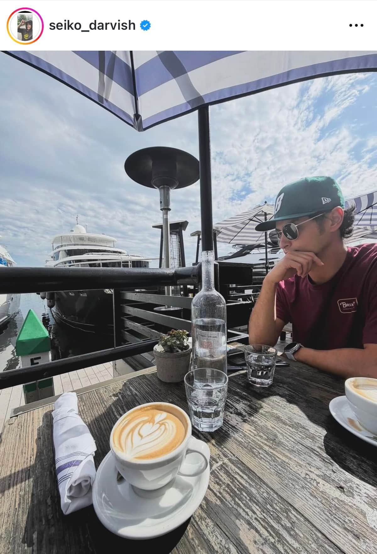 山本聖子さんのインスタグラム（＠seiko_darvish）より
