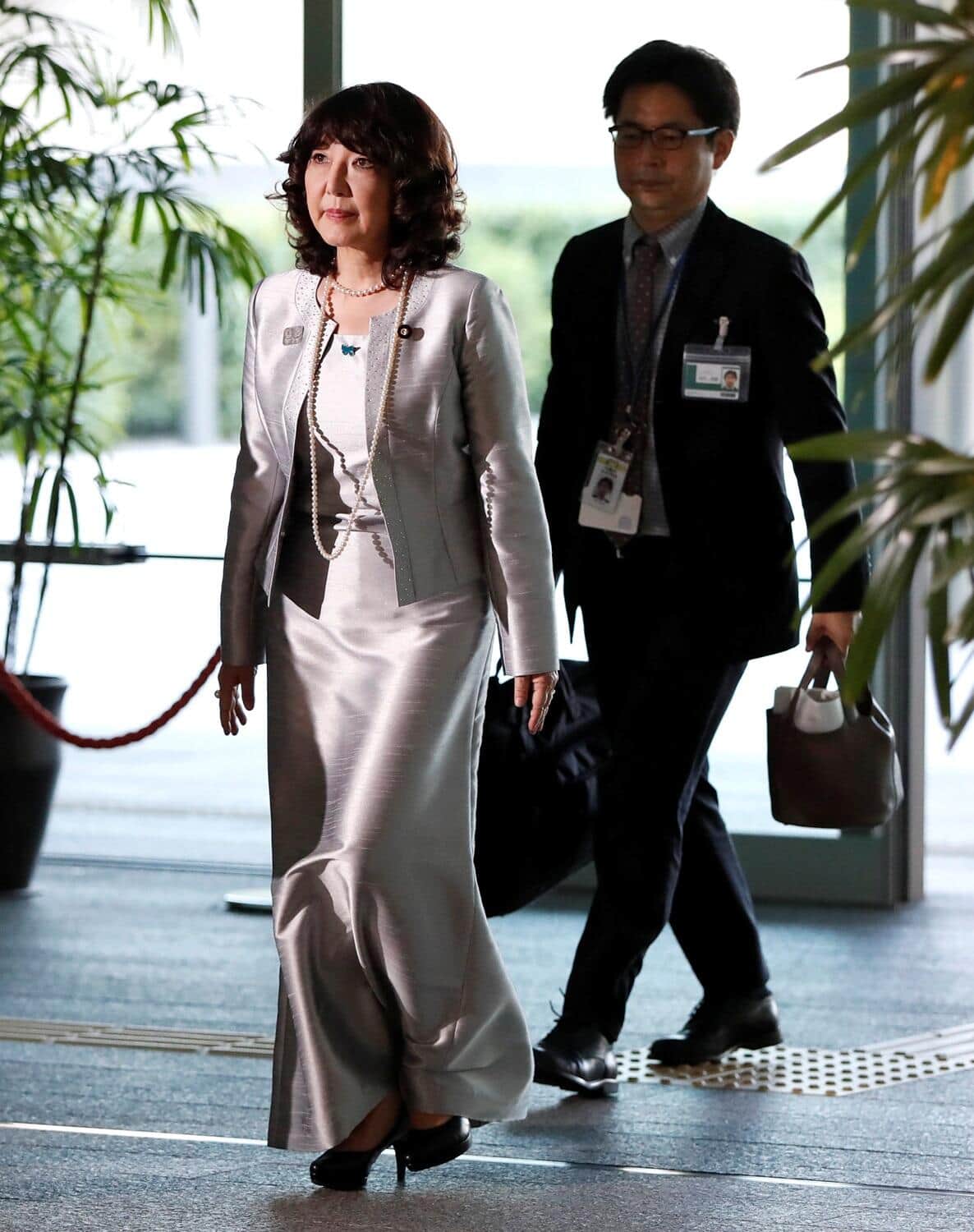 第4次安倍改造内閣発足時の片山さつき氏（写真：ロイター/アフロ）