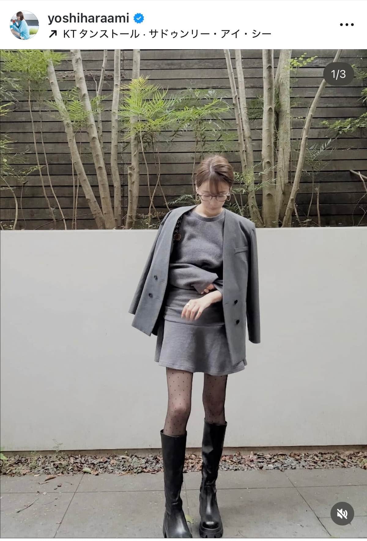 良原安美さんのインスタグラム（＠yoshiharaami）より