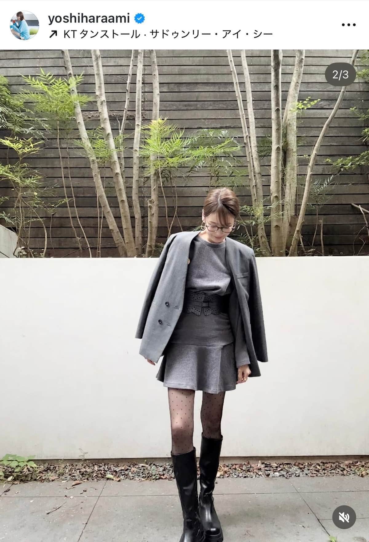 良原安美さんのインスタグラム（＠yoshiharaami）より