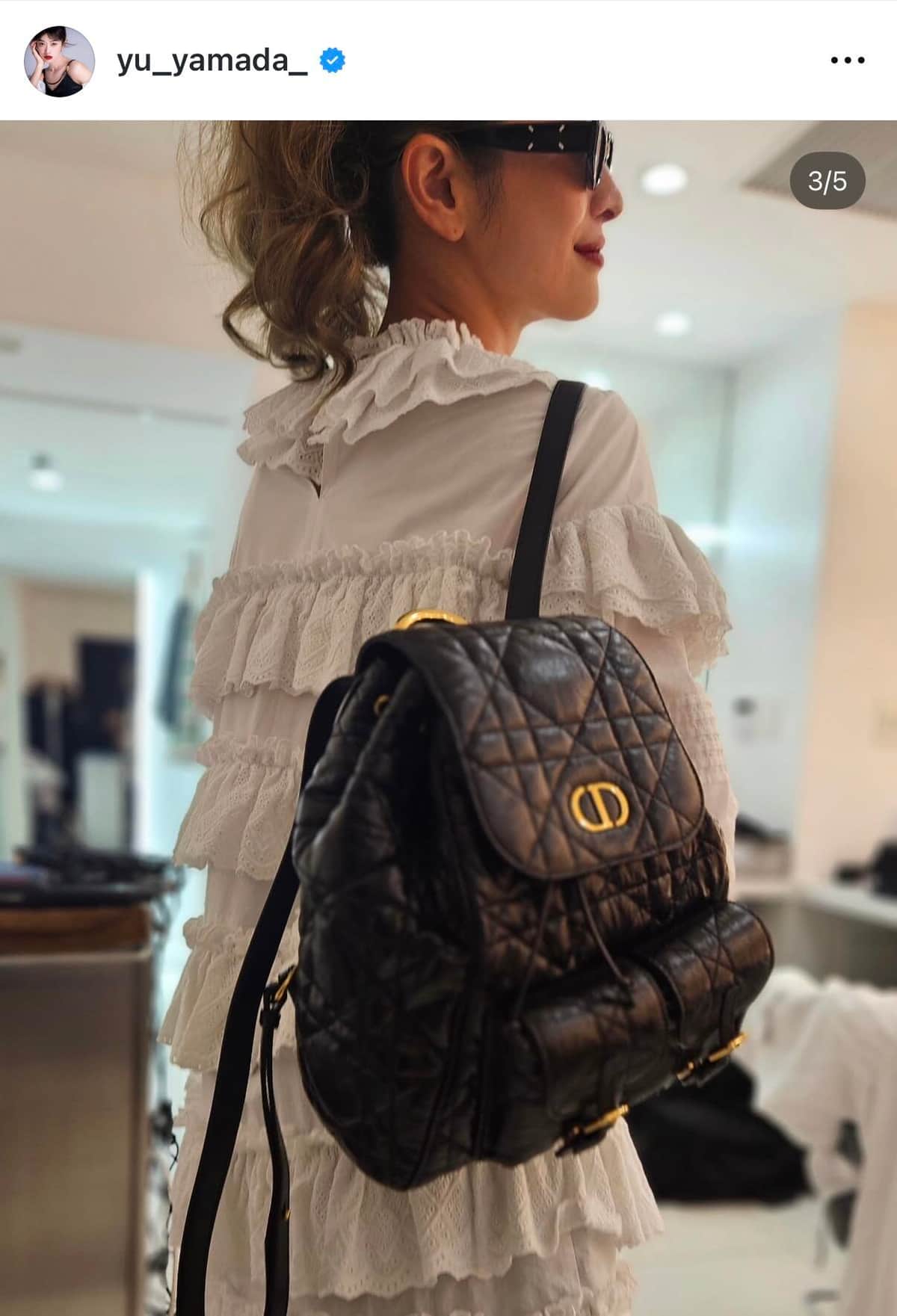 山田優さんのインスタグラム（＠yu_yamada_）より