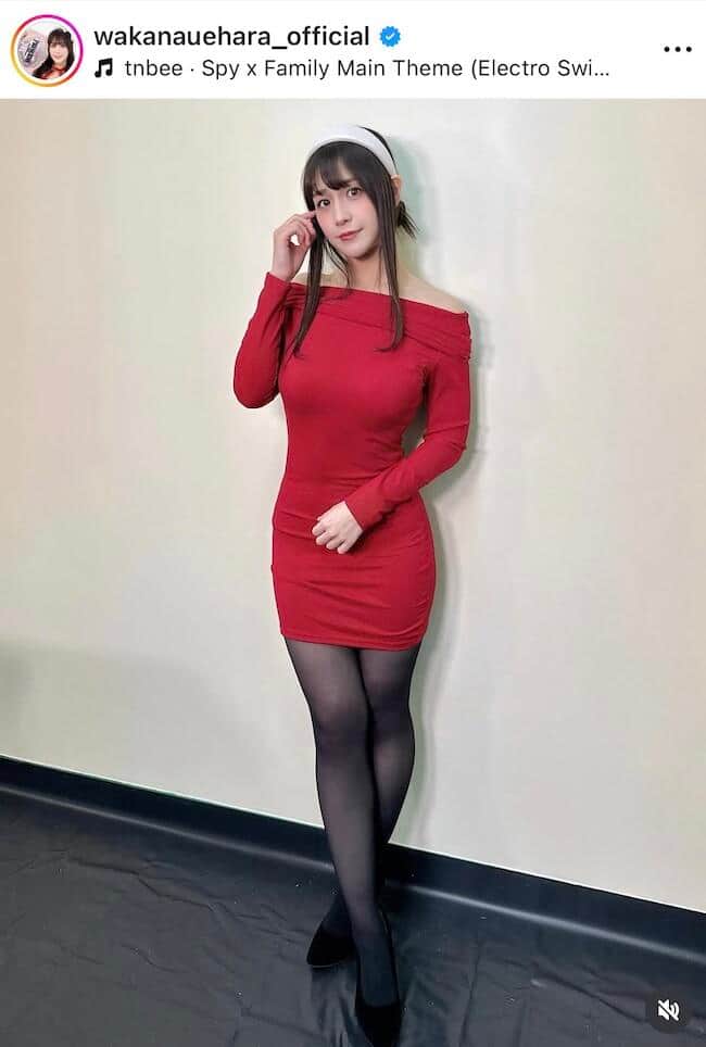 上原わかなさんのインスタグラム（＠wakanauehara_official）より