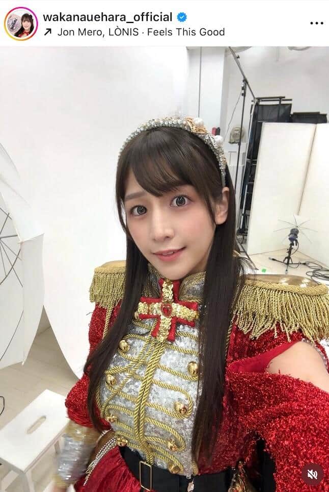 上原わかなさんのインスタグラム（＠wakanauehara_official）より