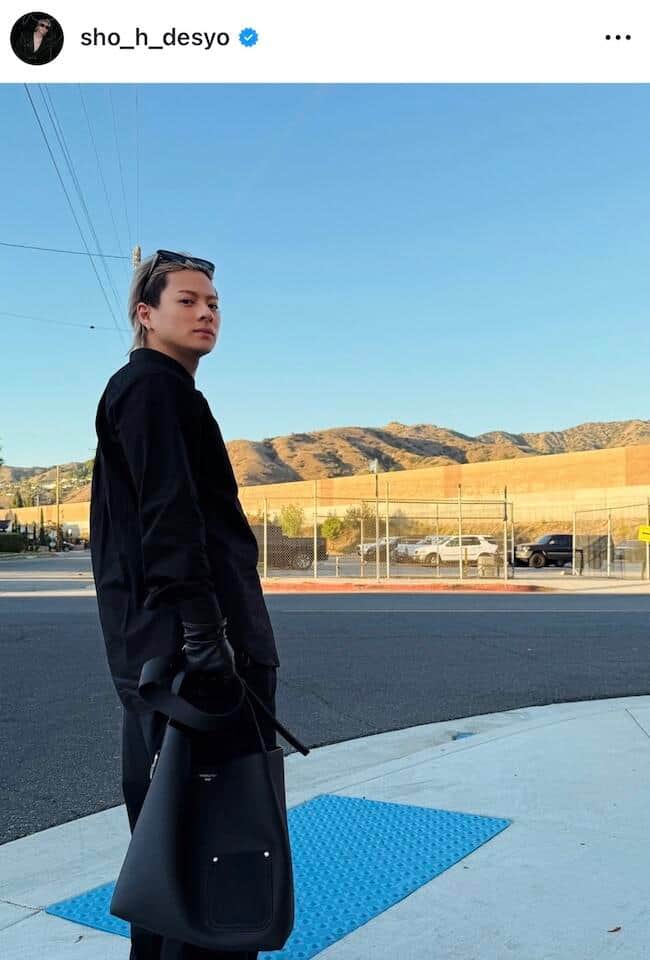 平野紫耀さんのインスタグラム（＠sho_h_desyo）より